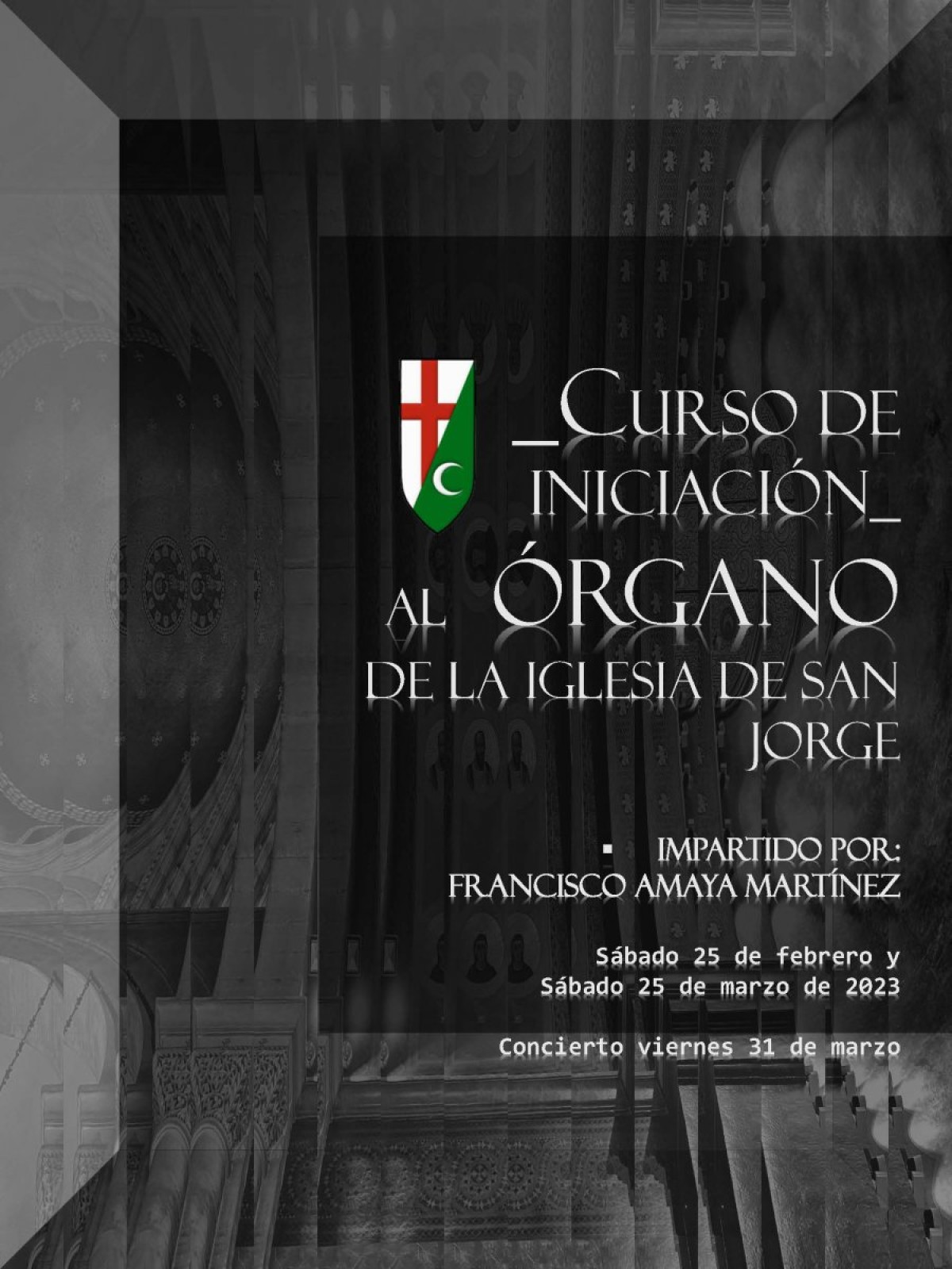 CURSO DE INICIACIÓN AL ÓRGANO DE LA IGLESIA DE SAN JORGE